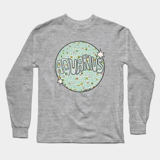 Aquarius Disco Ball Long Sleeve T-Shirt